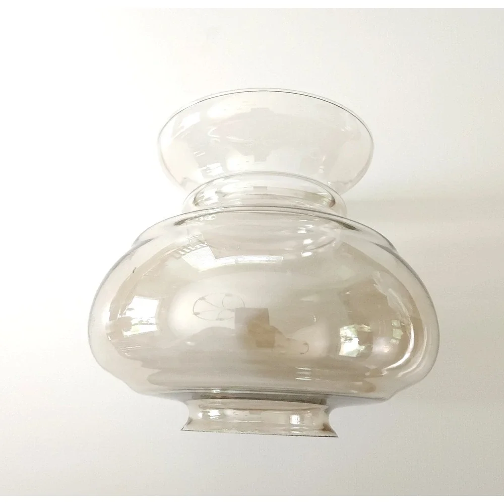 Vintage Smoked Glass Lamp‎ Shade 3